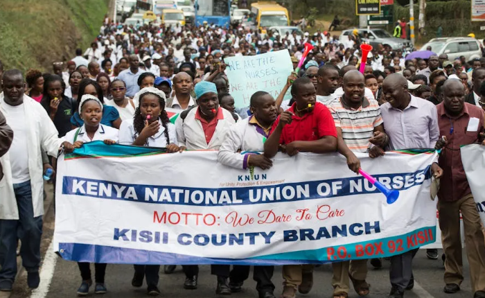 Nurses strike in Kenya
